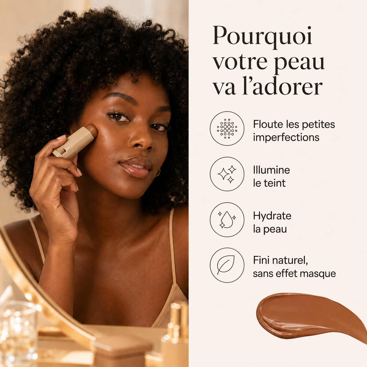 Stick correcteur de teint